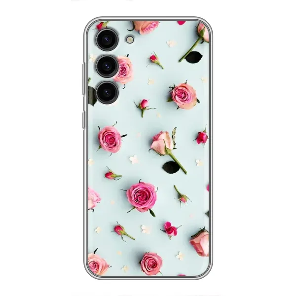 Чехол с рисунком «Разные цветы» для Samsung Galaxy S23 Plus Чехол с рисунком «Разные цветы» для Samsung Galaxy S23 Plus