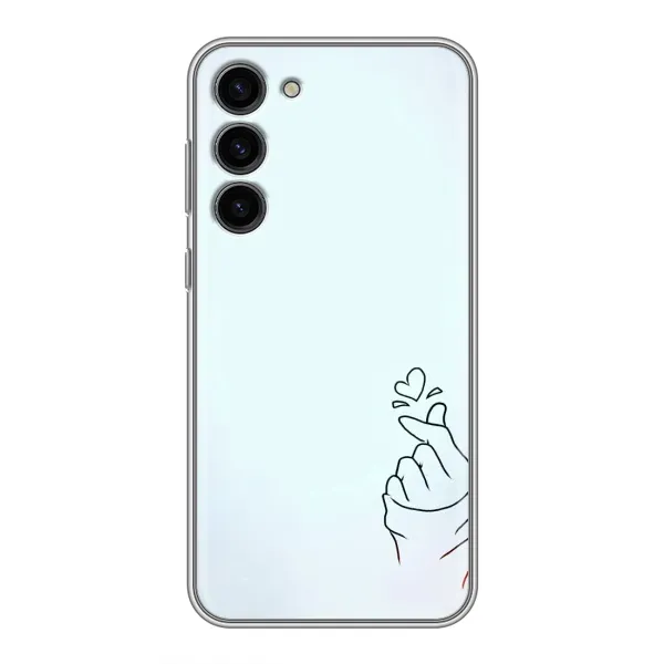 Чохол з малюнком «Сердечко на блакитному» для Samsung Galaxy S23 Plus Чохол з малюнком «Сердечко на блакитному» для Samsung Galaxy S23 Plus