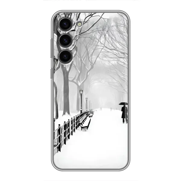 Чехол с рисунком «Снегом замело» для Samsung Galaxy S23 Plus Чехол с рисунком «Снегом замело» для Samsung Galaxy S23 Plus