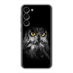 Чохли з принтом СОВИ для Samsung Galaxy S23 Plus (Сова на чорному)