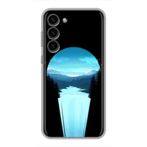 Літній Чохол на Samsung Galaxy S23 Plus (Синій Водоспад)