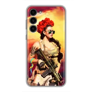 ЗСУ Чехлы (TPU) для Samsung Galaxy S23 Plus (Женщина солдат)
