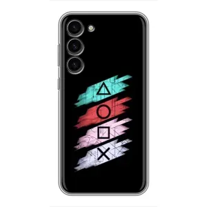 Чехол КИБЕРСПОРТ для Samsung Galaxy S23 Plus (Значки Sony)