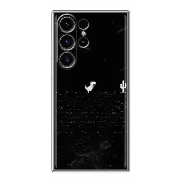 Чехол с рисунком «Динозаврик» для Samsung Galaxy S23 Ultra Чехол с рисунком «Динозаврик» для Samsung Galaxy S23 Ultra