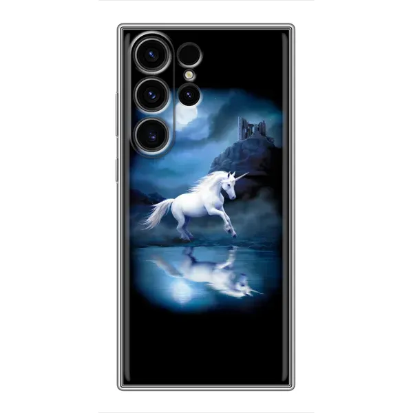 Чехол с рисунком «Единорог» для Samsung Galaxy S23 Ultra
