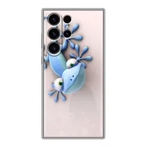 Чехлы с изображением разных животных для Samsung Galaxy S23 Ultra (Геккон)