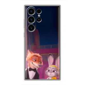 Силиконовый чехол с принтом Зоотрополіс для Samsung Galaxy S23 Ultra (Главные герои)