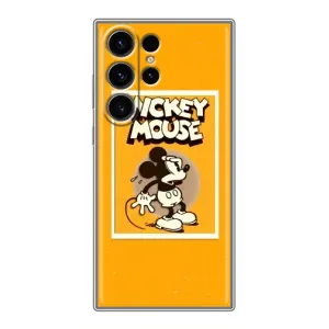 Чехлы с принтом Микки Маус на Samsung Galaxy S23 Ultra (Испуганный Микки)