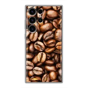 Чехол с изображением  вкусной еды для Samsung Galaxy S23 Ultra (Кофе)