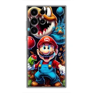 Чехол КИБЕРСПОРТ для Samsung Galaxy S23 Ultra (Марио)