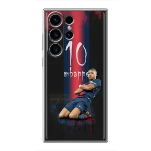 Чехол (TPU) с Футболистом на Samsung Galaxy S23 Ultra (MBAPPE 10)