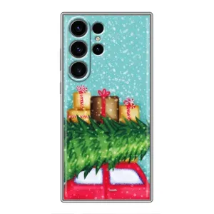 Чехол Новогодняя Елка на Samsung Galaxy S23 Ultra (Новогодние подарки)