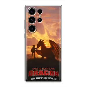 Чехол дракон Беззубик для Samsung Galaxy S23 Ultra (Постер Беззубика)