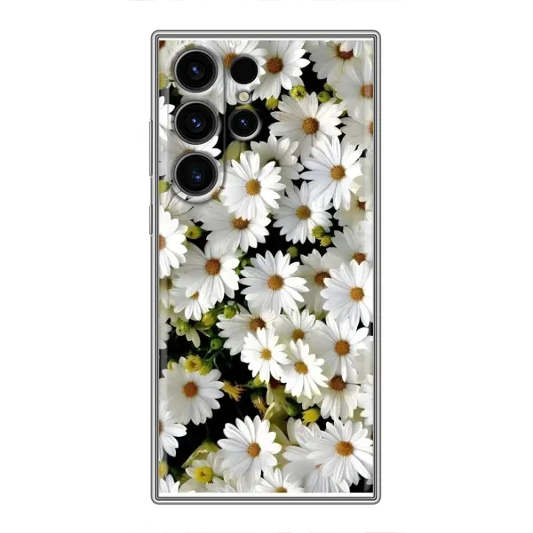 Чехол с рисунком «Рамка в ромашках» для Samsung Galaxy S23 Ultra Чехол с рисунком «Рамка в ромашках» для Samsung Galaxy S23 Ultra