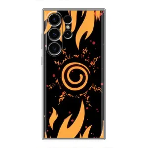 Купить Чехлы на телефон с принтом Anime для Samsung Galaxy S23 Ultra (Солнце Наруто)