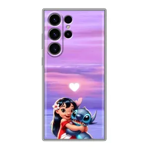 Чехол с рисунком Стич для Samsung Galaxy S23 Ultra (Стич и Лило)