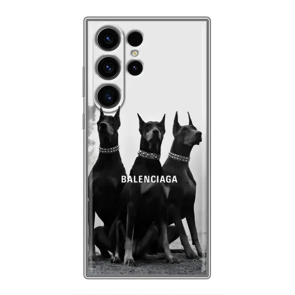 Чехол с рисунком «Три добермана» для Samsung Galaxy S23 Ultra Чехол с рисунком «Три добермана» для Samsung Galaxy S23 Ultra