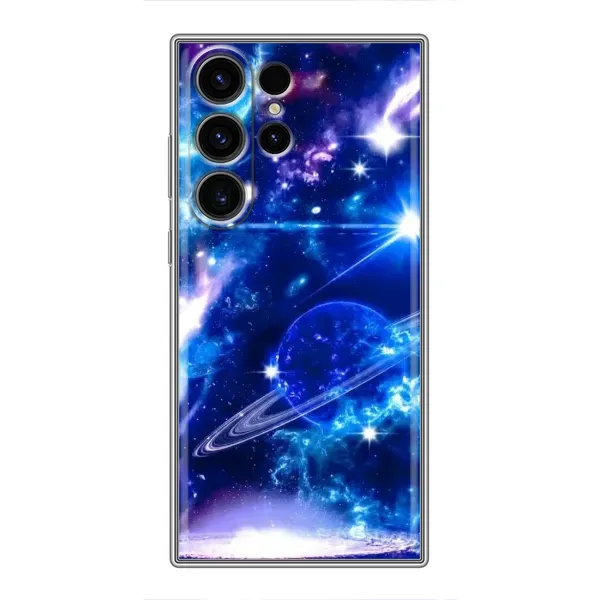 Чехол с рисунком «Яркий космос» для Samsung Galaxy S23 Ultra