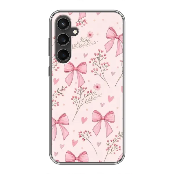 Чехол с рисунком «Банты с цветами» для Samsung Galaxy S23 Чехол с рисунком «Банты с цветами» для Samsung Galaxy S23
