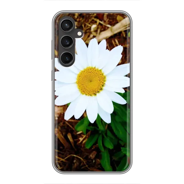 Чехол с рисунком «Белая ромашка» для Samsung Galaxy S23 Чехол с рисунком «Белая ромашка» для Samsung Galaxy S23