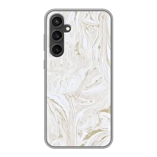 Чехол с рисунком «белый мрамор» для Samsung Galaxy S23