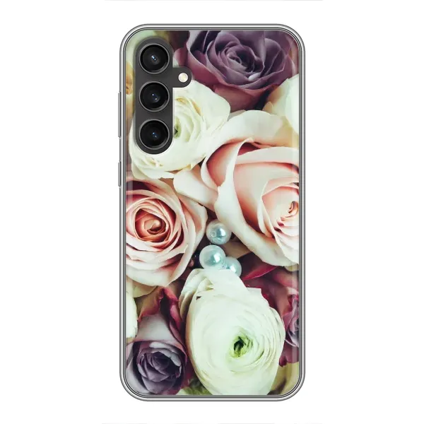 Чехол с рисунком «Букет РОЗ» для Samsung Galaxy S23 Чехол с рисунком «Букет РОЗ» для Samsung Galaxy S23