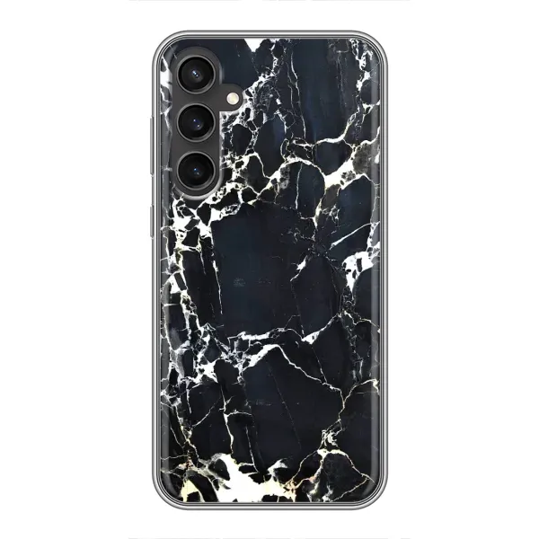 Чехол с рисунком «Чёрный мрамор» для Samsung Galaxy S23 Чехол с рисунком «Чёрный мрамор» для Samsung Galaxy S23