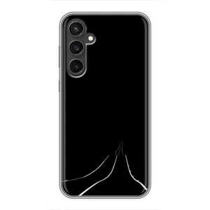Чохол з картинками на чорному фоні для Samsung Galaxy S23 (Дорога)