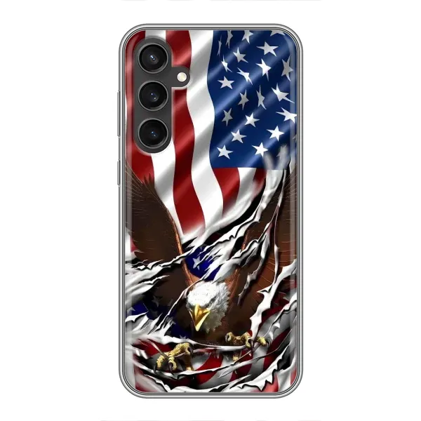 Чохол з малюнком «Прапор USA» для Samsung Galaxy S23