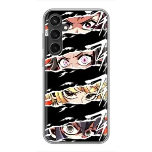 Силиконовые чехлы с глазами Anime для Самсунг С23 (Глаза на чорном)