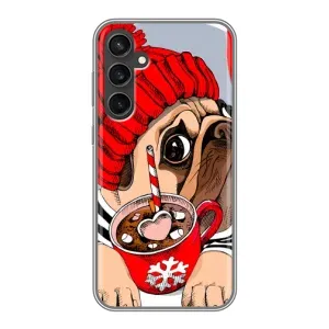 Бампер для Samsung Galaxy S23 з картинкою "Песики" (Сумний собака)