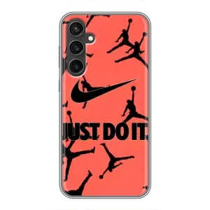 Силиконовый Чехол Nike Air Jordan на Самсунг С23 (Just Do It)