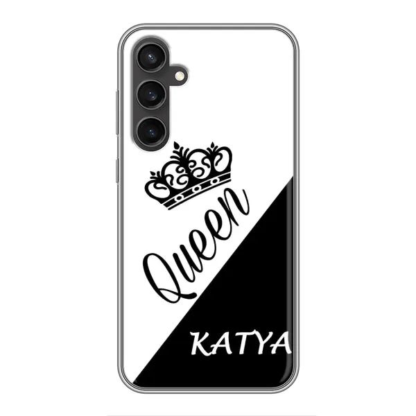 Чехол с рисунком «KATYA» для Samsung Galaxy S23