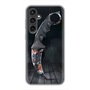 Чехол с рисунком «Кинжал КС ГО» для Samsung Galaxy S23
