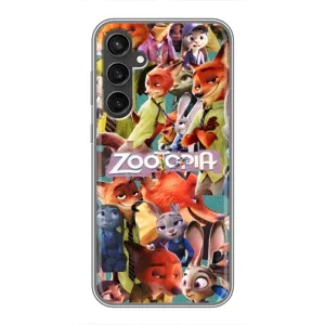Силиконовый чехол с принтом Зоотрополіс для Samsung Galaxy S23 (Коллаж героев)