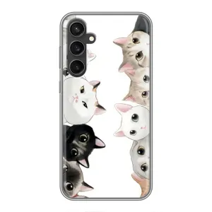 Силіконовий чохол з котиком для Samsung Galaxy S23 (Коти)