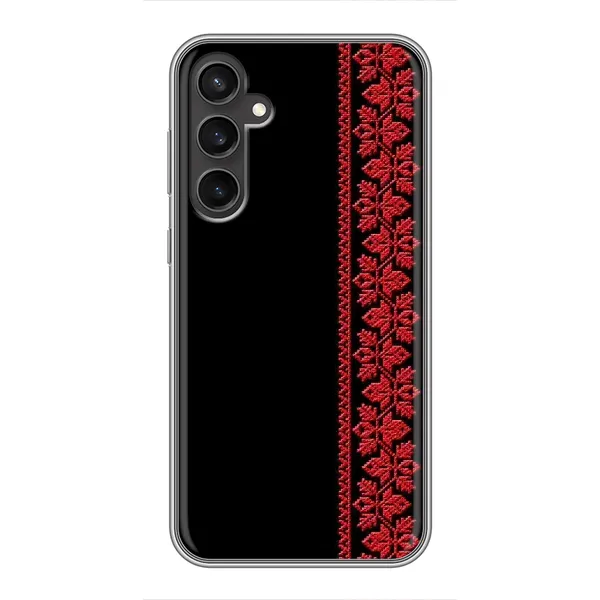 Чехол с рисунком «Красная Вышиванка» для Samsung Galaxy S23 Чехол с рисунком «Красная Вышиванка» для Samsung Galaxy S23