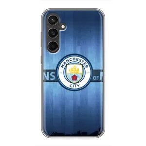 Силиконовые Чехлы принт Футбол на Samsung Galaxy S23 (ManCity)