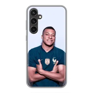 Чехол (TPU) с Футболистом на Samsung Galaxy S23 (Мбаппешичка)