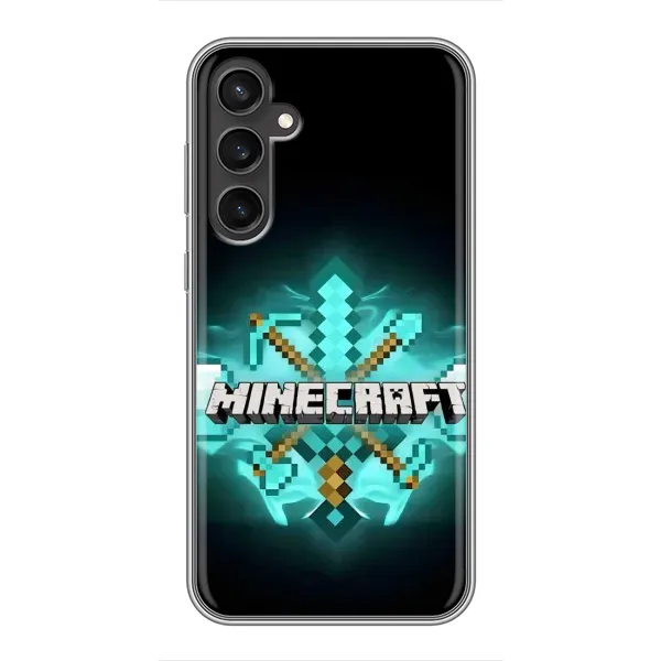 Чехол с рисунком «MineCraft 2» для Samsung Galaxy S23