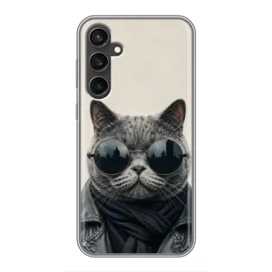 Чохол на тематику: Коти для Samsung Galaxy S23 (Модний кіт)