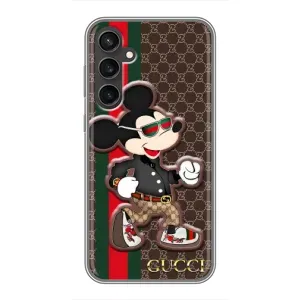 Чехлы Бренд GUCCI для Samsung Galaxy S23 (Маус Гуччи)