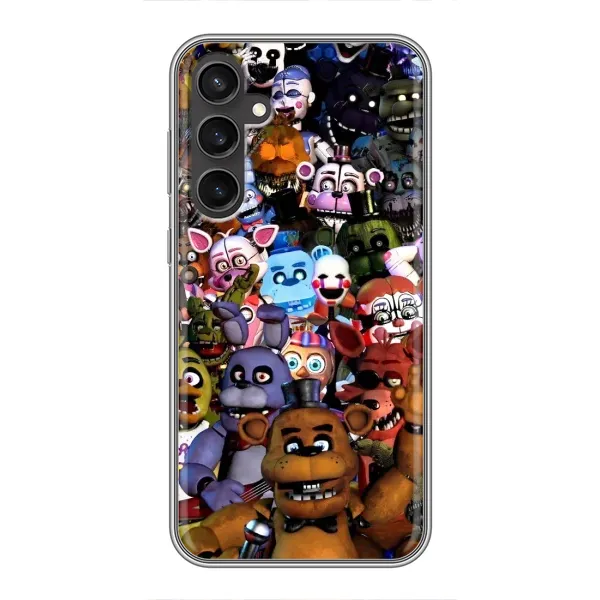 Чехол с рисунком «Персонажи Фредди» для Samsung Galaxy S23