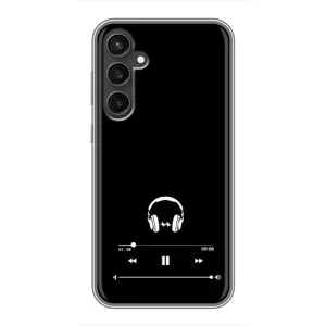 Чохол з картинками на чорному фоні для Samsung Galaxy S23 (Плеєр)