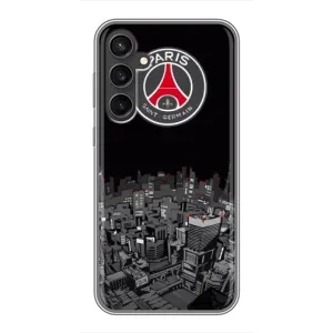 Силиконовые Чехлы принт Футбол на Samsung Galaxy S23 (PSG)