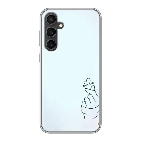 Чехол с рисунком «Сердце на голубом» для Samsung Galaxy S23 Чехол с рисунком «Сердце на голубом» для Samsung Galaxy S23