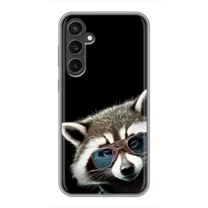 Силіконовий Чохол з Энотами на Samsung Galaxy S23 (Стильний Єнот)