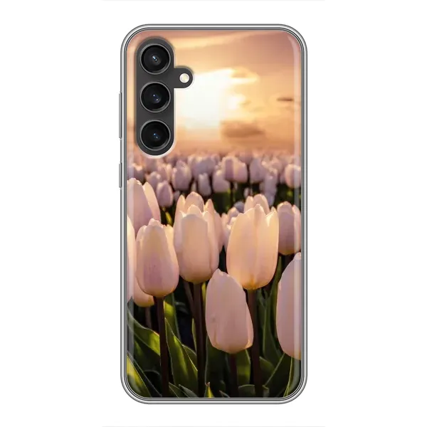 Чехол с рисунком «Закат с цветами» для Samsung Galaxy S23 Чехол с рисунком «Закат с цветами» для Samsung Galaxy S23