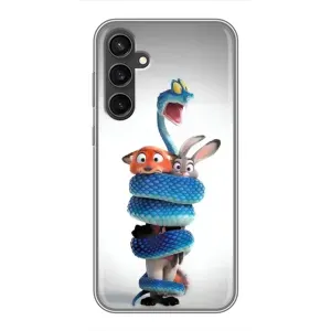Силиконовый чехол с принтом Зоотрополіс для Samsung Galaxy S23 (Змея Зоо)