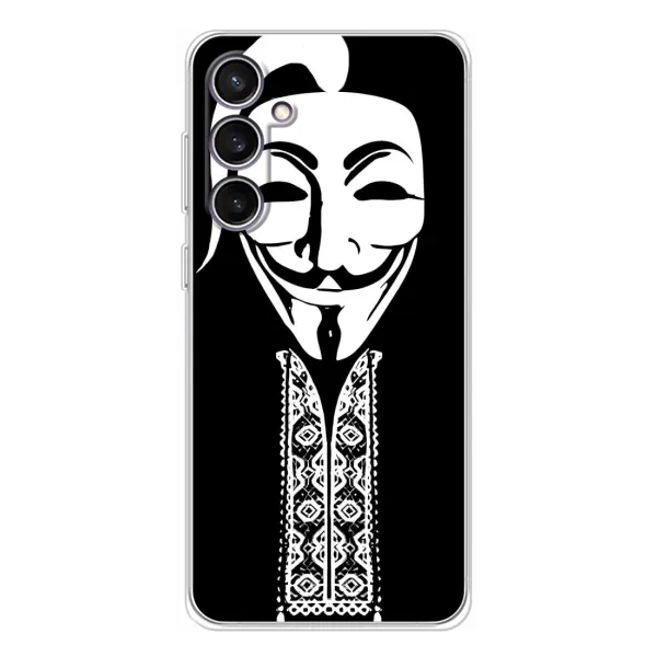 Чехол с рисунком «Анонимус» для Samsung Galaxy S24 FE Чехол с рисунком «Анонимус» для Samsung Galaxy S24 FE